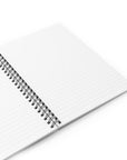 'Blue Leaves' Spiral Bound Ruled Notebook Journal
