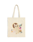 Fennec Fox Cotton Canvas Tote Bag