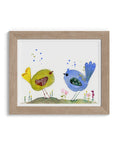 'Sweet Birds' Watercolor Art Print